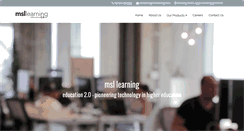 Desktop Screenshot of msllearning.com